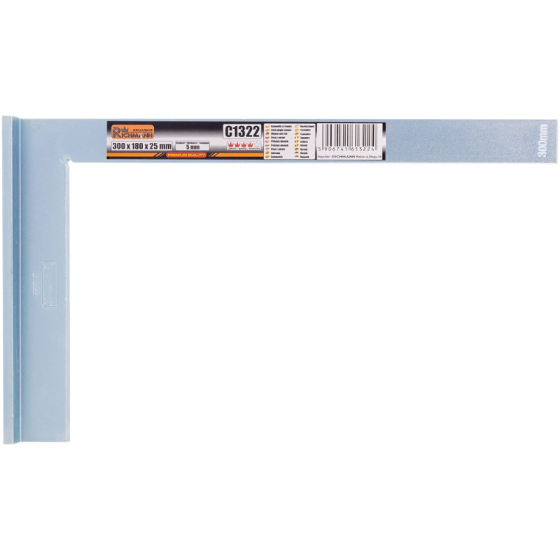 Steel angle square, thickness 5 mm, 400x Steel angle square, thickness 5 mm, 400x