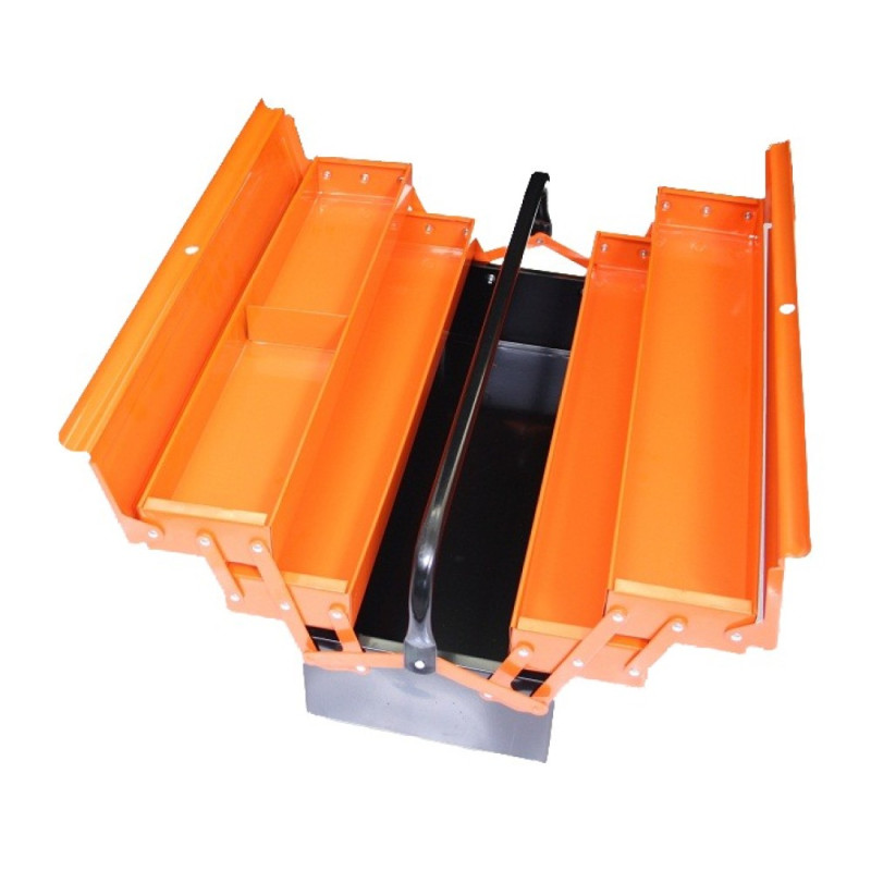 Tool box, metal, 5 compartments 430mm Tool box, metal, 5 compartments 430mm