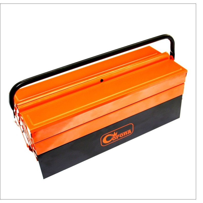 Tool box, metal, 5 compartments 530mm Tool box, metal, 5 compartments 530mm