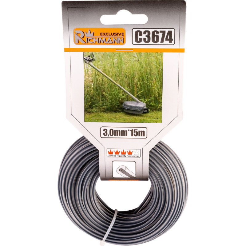Line for mowers, 3 mm Line for mowers, 3 mm