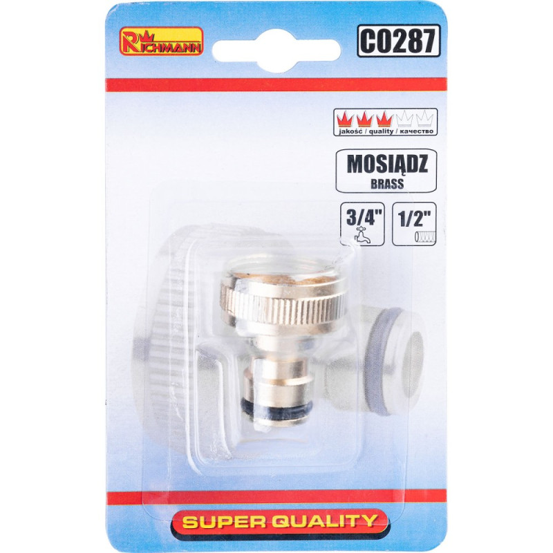 Brass adapter (internal thread) 3/4'' Brass adapter (internal thread) 3/4''
