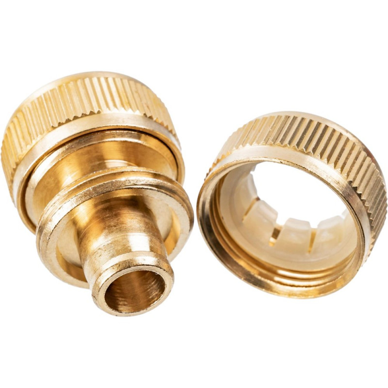 Brass 1/2'' hose coupler. Brass 1/2'' hose coupler.