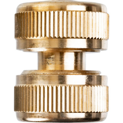 Brass 1/2'' hose coupler. Brass 1/2'' hose coupler.