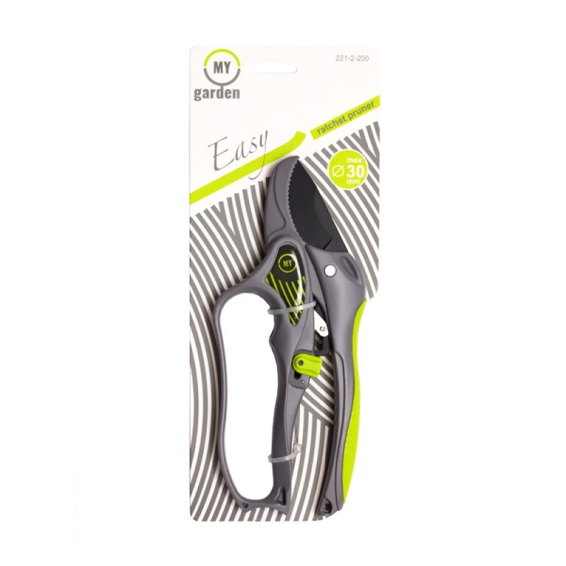 Ratchet pruner EASY 200mm, max 30mm. Ratchet pruner EASY 200mm, max 30mm.