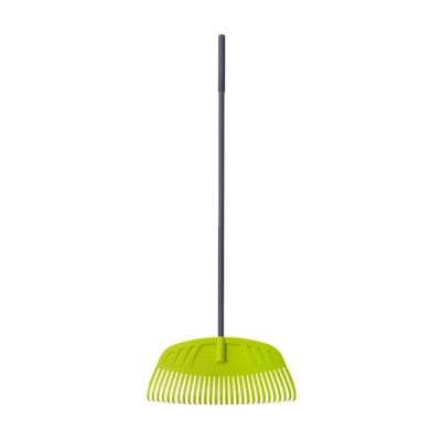 Plastic leaf rake, 29T, steel handle 1630mm Plastic leaf rake, 29T, steel handle 1630mm