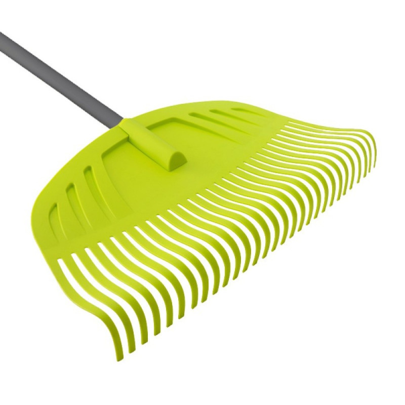Plastic leaf rake, 29T, steel handle 1630mm Plastic leaf rake, 29T, steel handle 1630mm