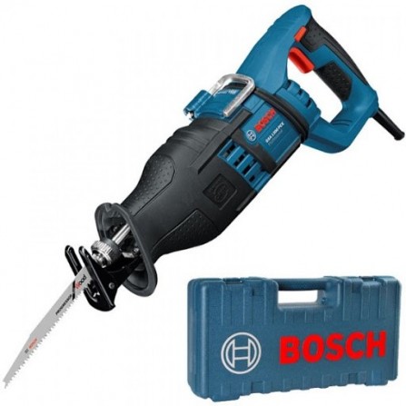 Elektriskais lineārais zāģis Bosch GSA 1300 PCE, 1300 W, zāģa asmeņi 2 gab. + čemodāns