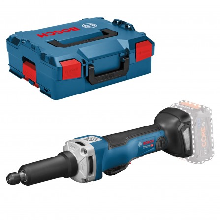 Bezvada lineārā slīpmašīna Bosch GGS 18V-23 PLC + korpuss L-Boxx 136 (bez akumulatora un lādētāja)