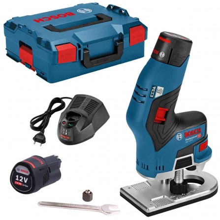 Akumulatora rokas urbjmašīna Bosch GKF 12V-8 komplekts, 12 V