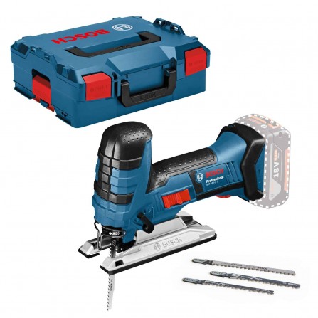 Akumulatora finierzāģis Bosch GST 18 V-LI S, 18 V + korpuss