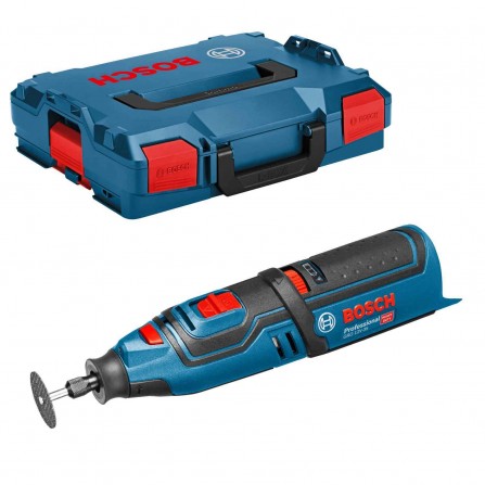 Bezvada lineārā slīpmašīna Bosch GRO 12V-35 + korpuss (bez akumulatora un lādētāja)