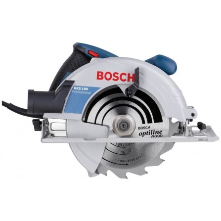 Elektriskais ripzāģis Bosch GKS 190, 190 mm, 1400 W