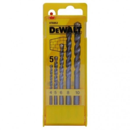 Dewalt mūra urbju komplekts DT6952, 4 - 10 mm, 5 gab.