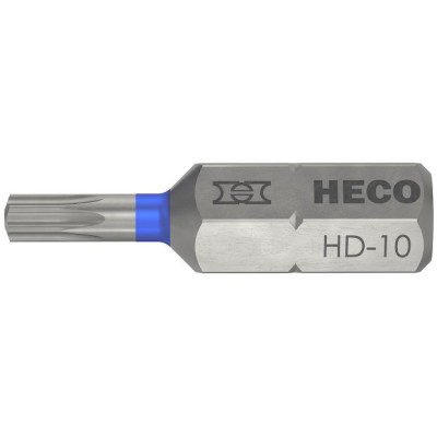 Heco rotācijas galviņu komplekts, HECO-Drive, HD-10, zils, 10 gab