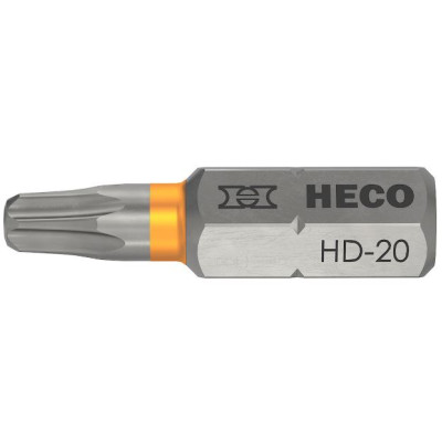 Rotācijas galviņu komplekts Heco, HECO-Drive, HD-20, oranžs, 10 gab