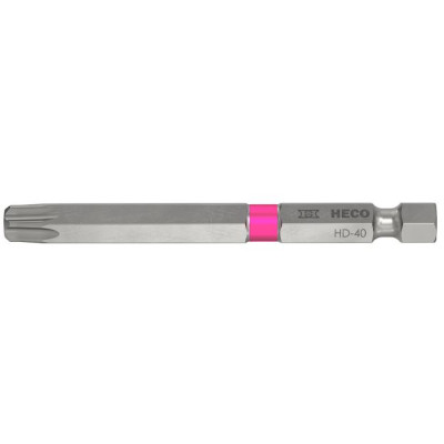 Heco rotācijas galviņu komplekts, HECO-Drive, HD-40, rozā, 3 gab
