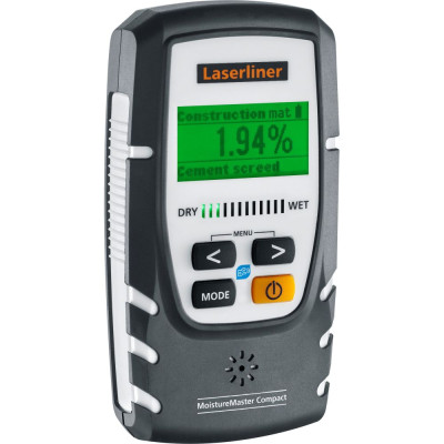 Laserlinera materiāla mitruma mērītājs ar Bluetooth savienojumu
