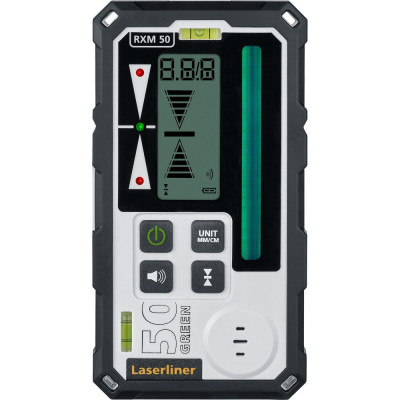 Laserliner lāzera uztvērējs RangeXtender, 50m (komplektā iekļautas baterijas un futrālis)