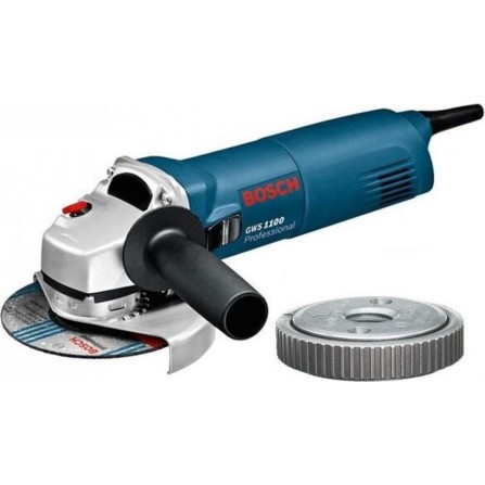 Elektriskā leņķa slīpmašīna Bosch GWS 1100 (0601822400), 1100 W, 125 mm, SDSClic