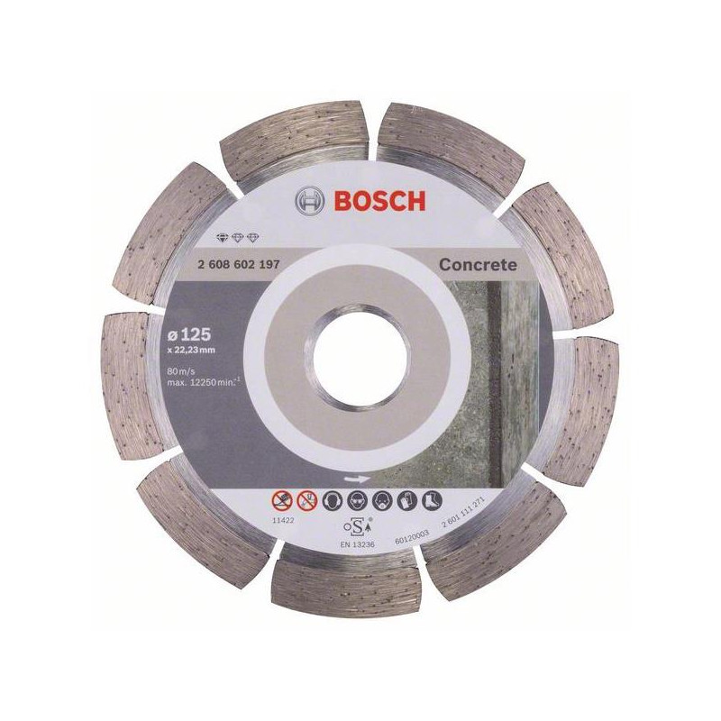 DISKAS DEIMANTINIS SEGMENT BETONUI 125X22.23mm DISKAS DEIMANTINIS SEGMENT BETONUI 125X22.23mm