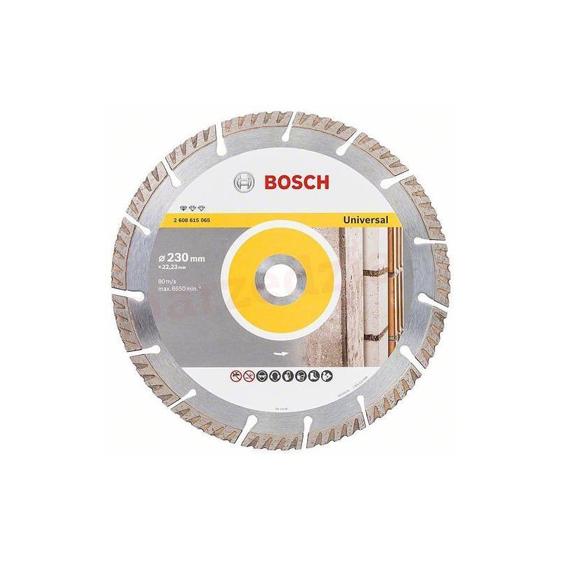 Deimantinis turbinis diskas Bosch, 230 x 22.23 x 2.3 mm Deimantinis turbinis diskas Bosch, 230 x 22.23 x 2.3 mm