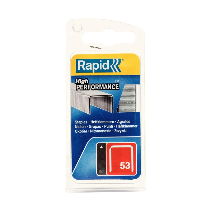 Kabės Rapid 40109505, 11.4x12 mm, tipas 53, 1080 vnt. Kabės Rapid 40109505, 11.4x12 mm, tipas 53, 1080 vnt.