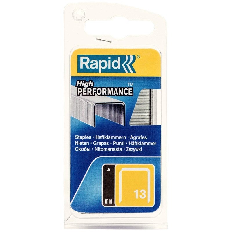 Kabės Rapid 40109519, 10.6x6 mm, tipas 13, 1650 vnt. Kabės Rapid 40109519, 10.6x6 mm, tipas 13, 1650 vnt.