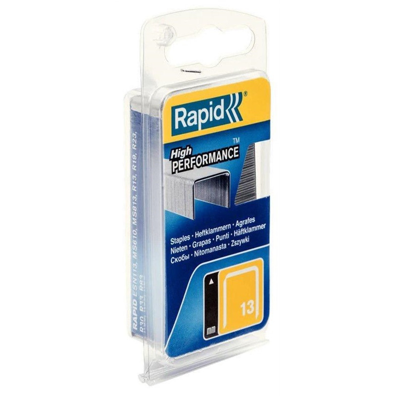 Kabės Rapid 40109521, 10.6x10 mm, tipas 13, 1100 vnt. Kabės Rapid 40109521, 10.6x10 mm, tipas 13, 1100 vnt.