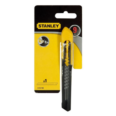 Laužomųjų ašmenų peilis Stanley 0-10-150, 9 mm Laužomųjų ašmenų peilis Stanley 0-10-150, 9 mm