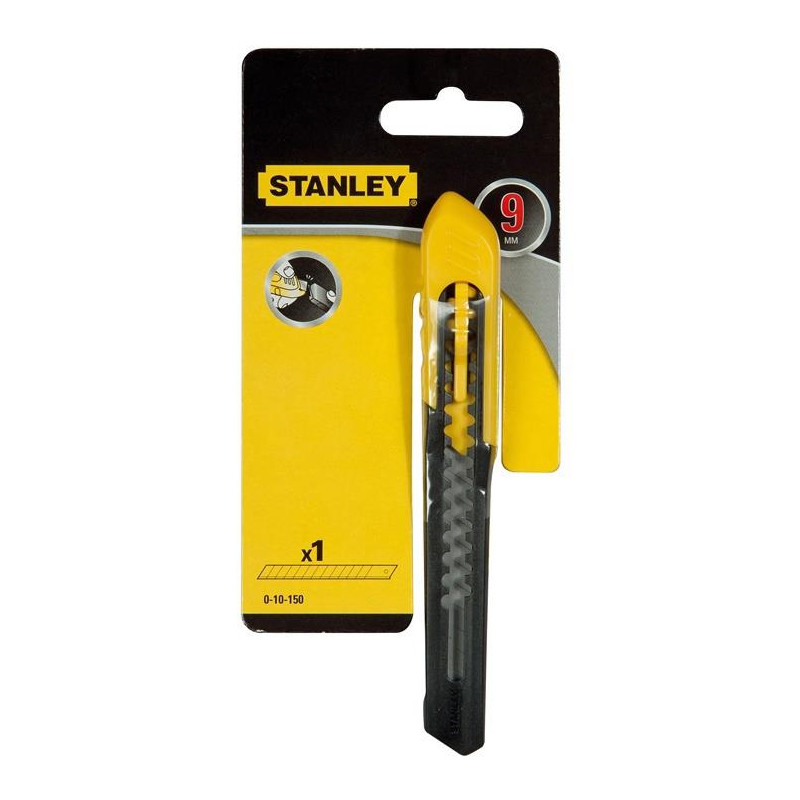 Laužomųjų ašmenų peilis Stanley 0-10-150, 9 mm Laužomųjų ašmenų peilis Stanley 0-10-150, 9 mm