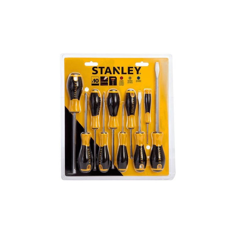Atsuktuvų rinkinys Stanley STHT0-60211, 10vnt. Atsuktuvų rinkinys Stanley STHT0-60211, 10vnt.