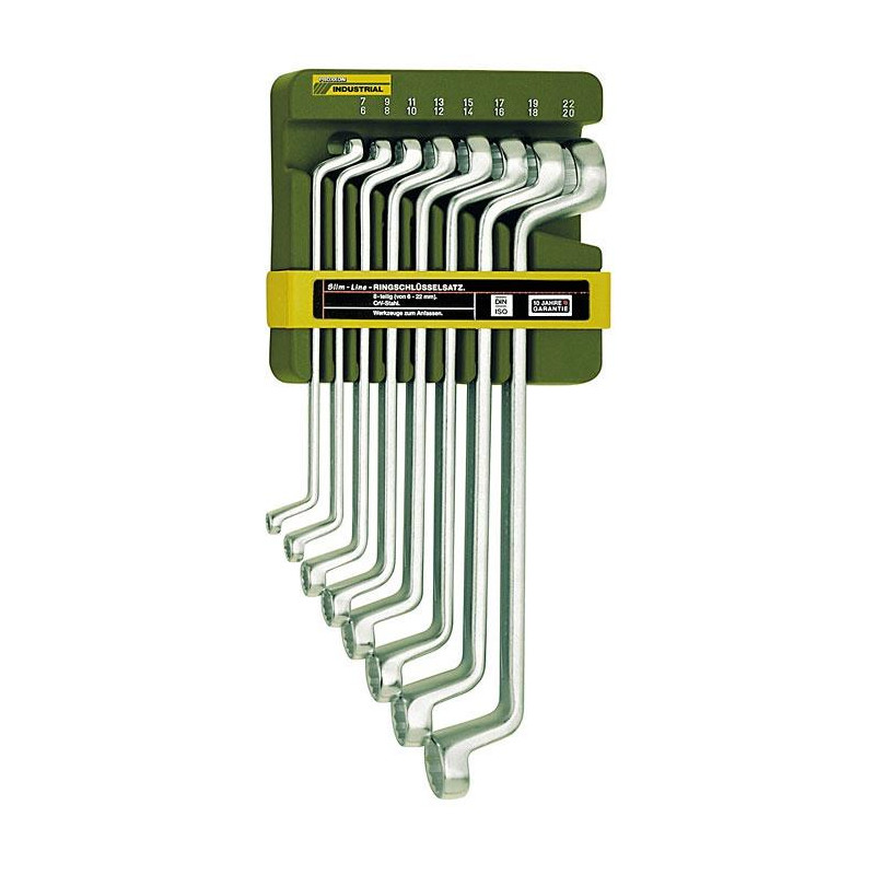 Kilpinių raktų rinkinys Proxxon 23810, 6–22 mm, 8 vnt, Kilpinių raktų rinkinys Proxxon 23810, 6–22 mm, 8 vnt,