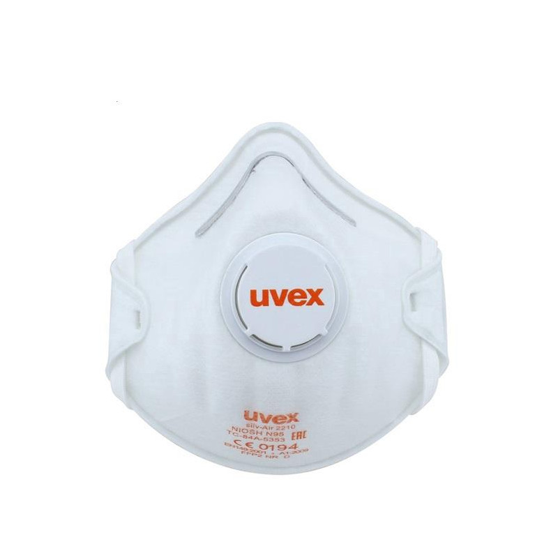 Respiratorius Uvex FFP2, balta, 3 vnt. Respiratorius Uvex FFP2, balta, 3 vnt.