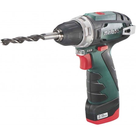 Akumulatora skrūvgrieža Metabo PowerMaxx Basic (600079500) komplekts, 10,8 V, 1 x 2 Ah, lādētājs + soma
