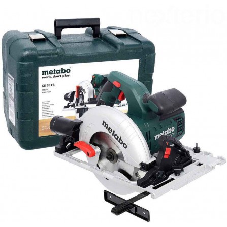Elektriskais ripzāģis Metabo KS 55 F (600955500), 160 mm, 1200 W + korpuss