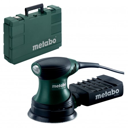 Elektriskā orbitālā slīpmašīna Metabo FSX 200 Intec (609225500), 125 mm, 240 W