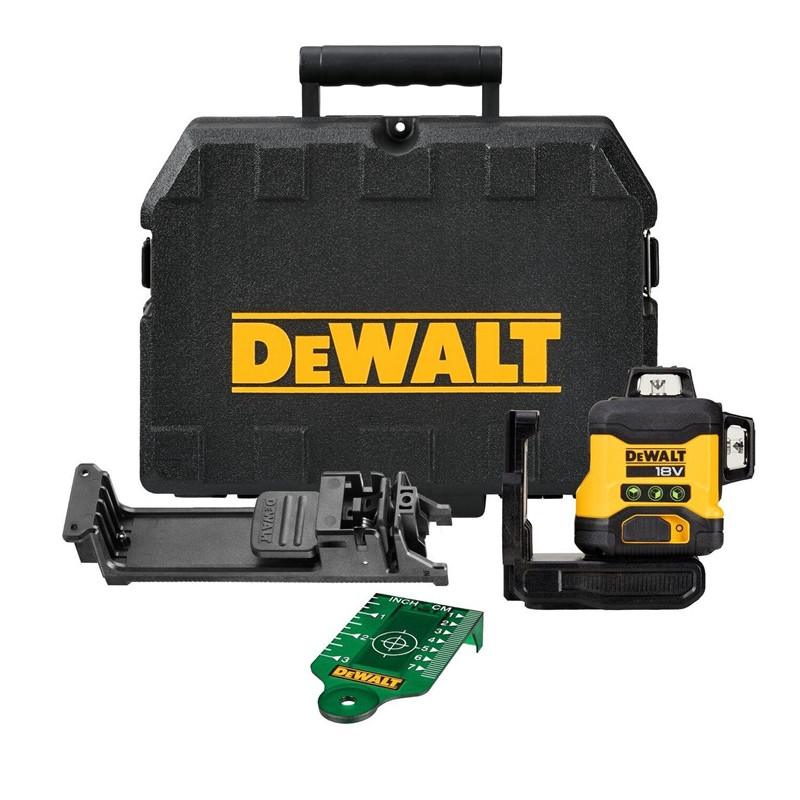 Nivelyras Dewalt DCLE34031N-XJ, 360 °, žalia Nivelyras Dewalt DCLE34031N-XJ, 360 °, žalia