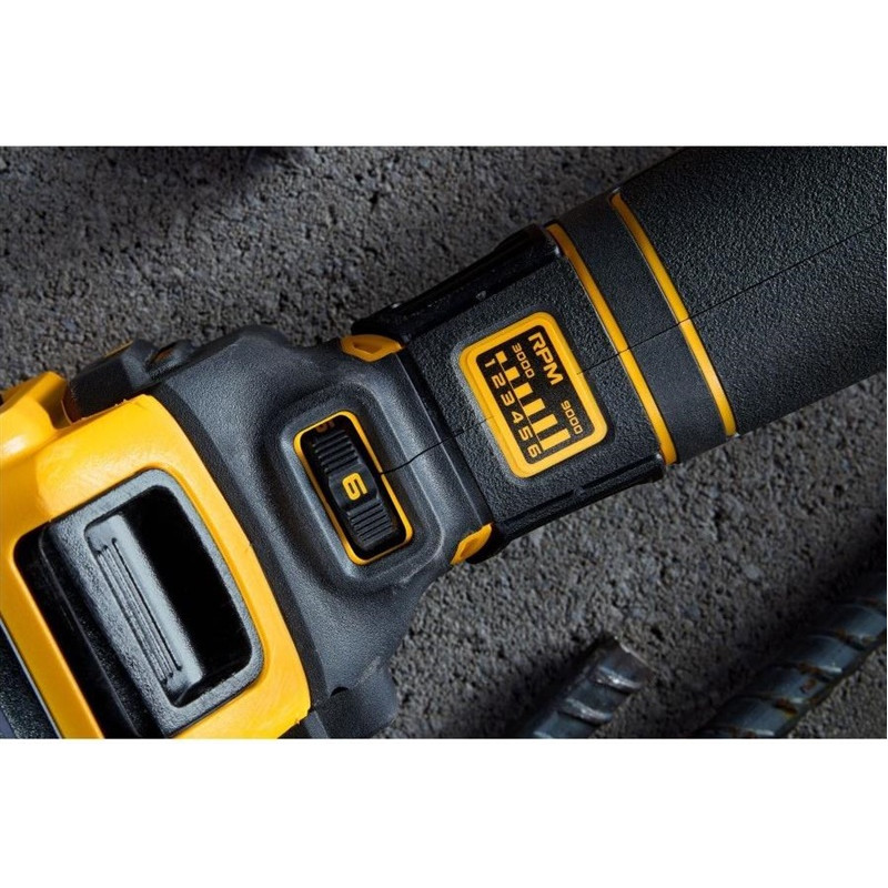 Akumuliatorinis kampinis šlifuoklis Dewalt DCG409VSN-XJ, 18V Akumuliatorinis kampinis šlifuoklis Dewalt DCG409VSN-XJ, 18V