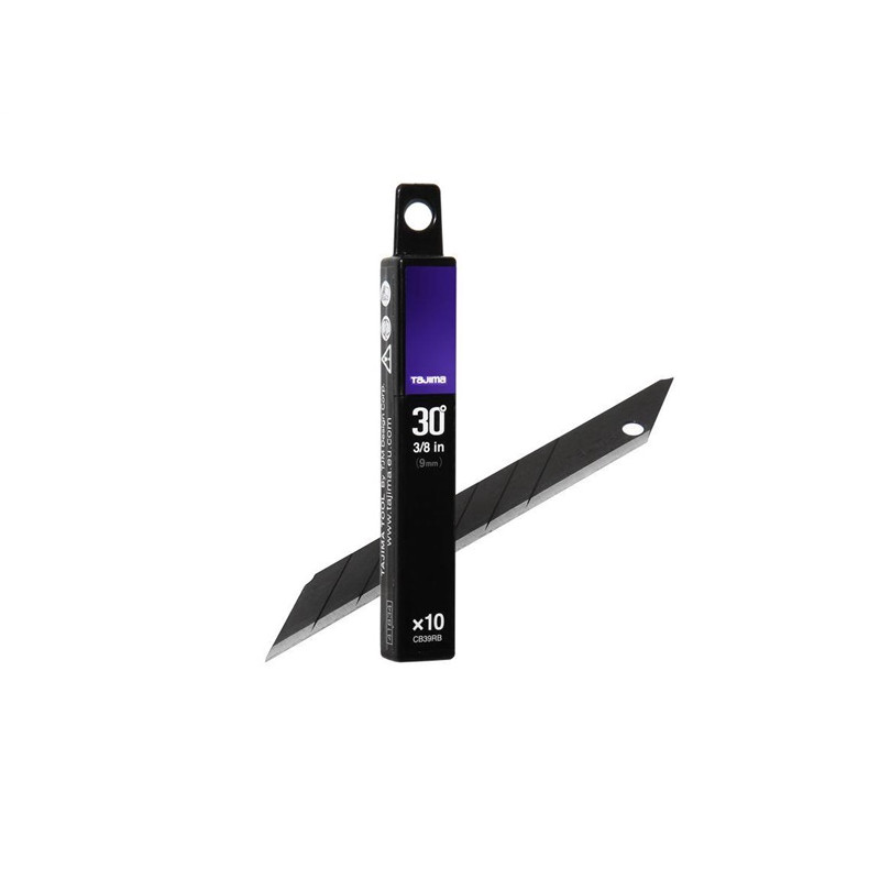 Laužomosios geležtės TAJIMA CB39RB, 9 mm, 10 vnt. Laužomosios geležtės TAJIMA CB39RB, 9 mm, 10 vnt.