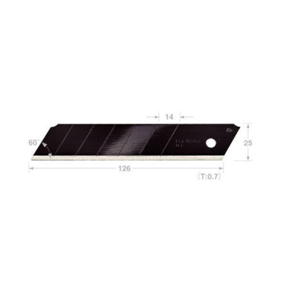 Laužomosios geležtės TAJIMA CB65RB, 25 mm, 10 vnt. Laužomosios geležtės TAJIMA CB65RB, 25 mm, 10 vnt.