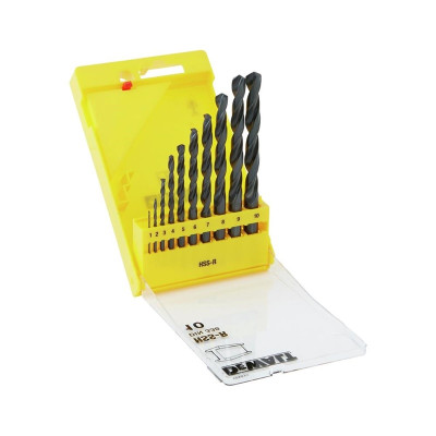 Grąžtų komplektas metalui DeWalt DT5911-QZ 1-10 mm, 10 vnt Grąžtų komplektas metalui DeWalt DT5911-QZ 1-10 mm, 10 vnt