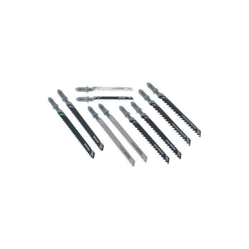 Siauriapjūklio pjūklelių medienai rinkinys DeWalt 10 vnt Siauriapjūklio pjūklelių medienai rinkinys DeWalt 10 vnt