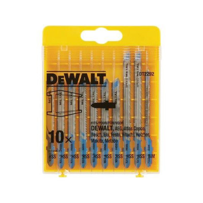 Pjūklelių metalui rinkinys Dewalt 10 vnt DT2292-QZ Pjūklelių metalui rinkinys Dewalt 10 vnt DT2292-QZ
