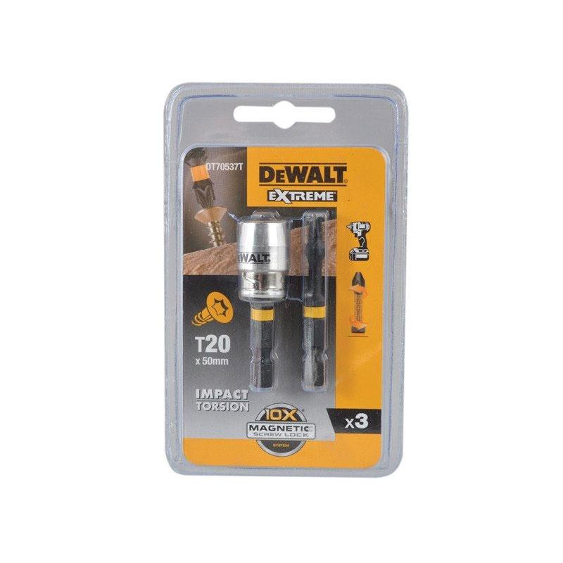 Atsuktuvų antgaliai Dewalt T20, 2 vnt. Atsuktuvų antgaliai Dewalt T20, 2 vnt.