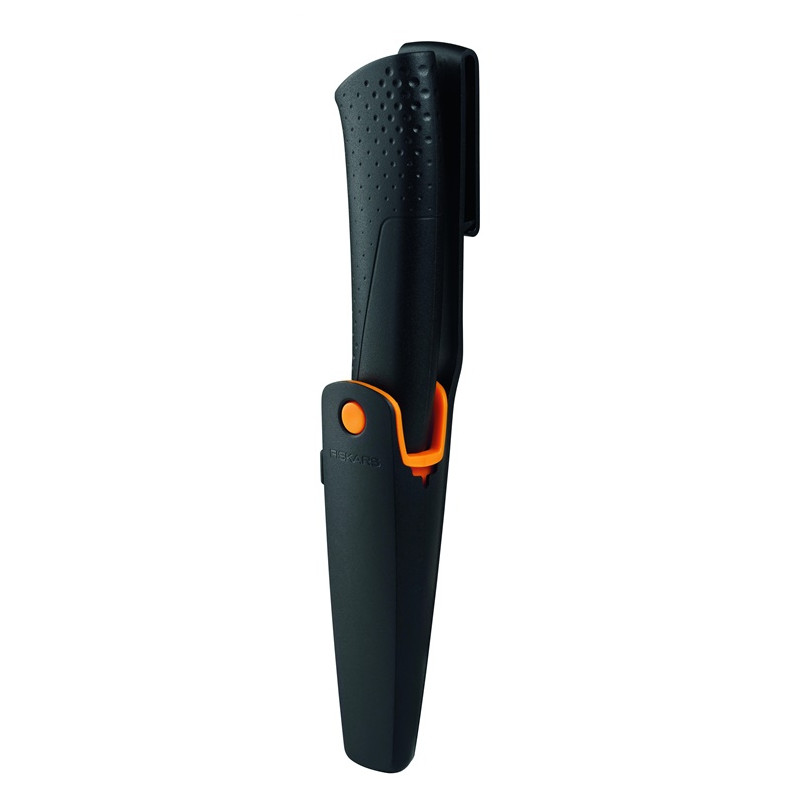 Statybininko peilis FISKARS su galąstuvu Statybininko peilis FISKARS su galąstuvu