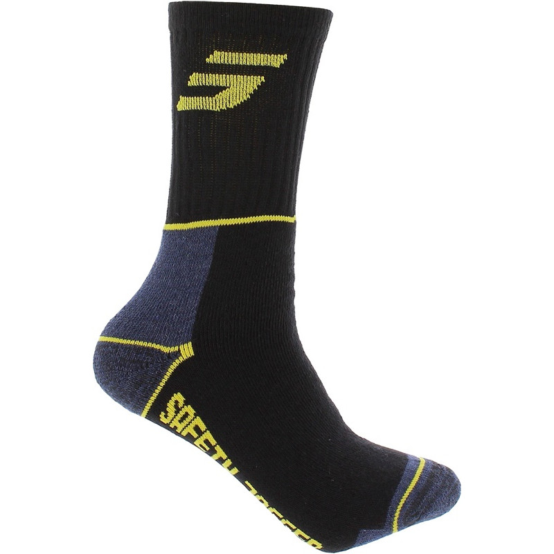 Kojinės SJSOCK, juoda/geltona/pilka, 39-42, 3 poros Kojinės SJSOCK, juoda/geltona/pilka, 39-42, 3 poros