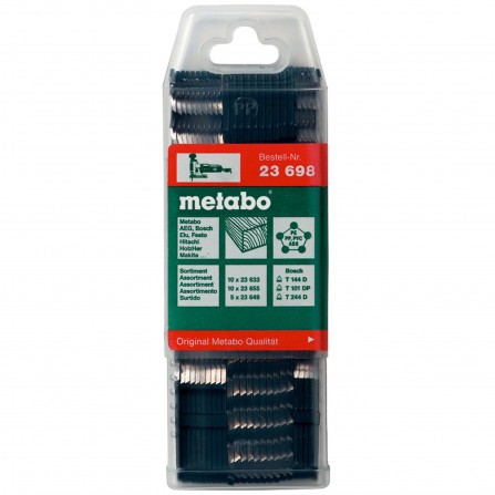 Zāģa asmeņu komplekts 4 Metabo, kokam (623698000), 25 gab.