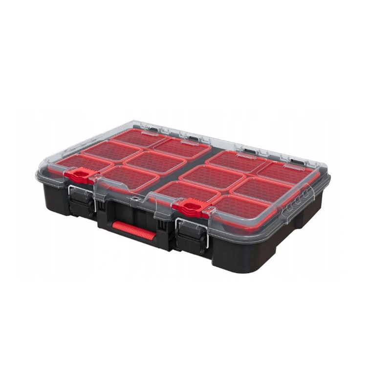 Dėžė Keter STACK N ROLL, juoda/raudona Dėžė Keter STACK N ROLL, juoda/raudona