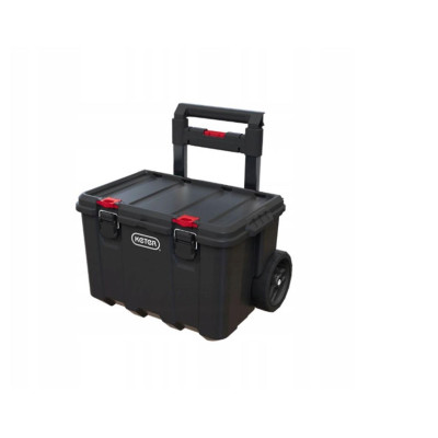 Dėžė Keter STACK N ROLL, juoda/raudona Dėžė Keter STACK N ROLL, juoda/raudona