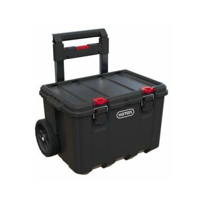 Dėžė Keter STACK N ROLL, juoda/raudona Dėžė Keter STACK N ROLL, juoda/raudona